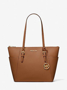 Picture of MICHAEL KORS Charlotte Large Saffiano Leather Top-Zip Tote Bag