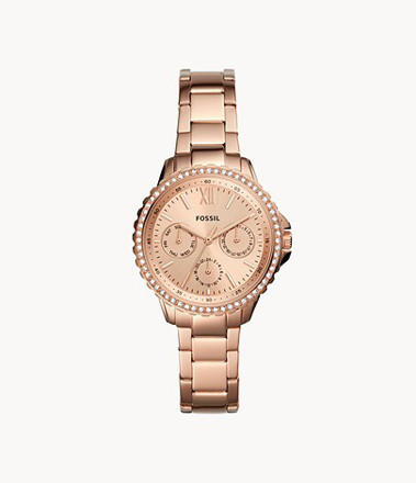 Picture of FOSSIL Izzy Multifunction Rose Gold-Tone Stainless Steel Watch