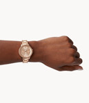 Picture of FOSSIL Izzy Multifunction Rose Gold-Tone Stainless Steel Watch