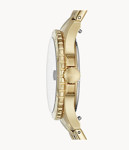 Picture of FOSSIL FB-01 Three-Hand Date Gold-Tone Stainless Steel Watch