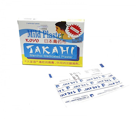 Picture of Takahi Menthol Medicated Plaster 10's
