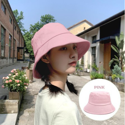 Picture of Mixshop Unisex Korean Summer Bucket Hat Pink