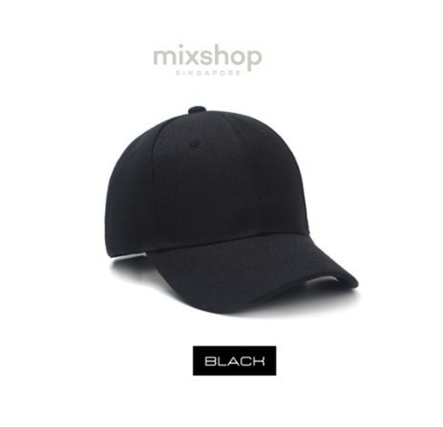 Picture of Mixshop Unisex Korean Summer Retro Baseball Cap Black