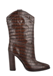 Picture of GUESS Marney Crocodile Western Booties