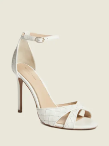 Picture of GUESS Abieli Woven Leather Stiletto Sandal