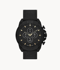 Picture of FOSSIL Hybrid Smartwatch HR 44mm Bronson Black Leather