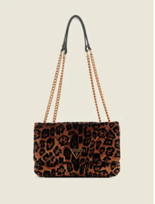 Picture of GUESS Cessily Leopard Convertible Crossbody