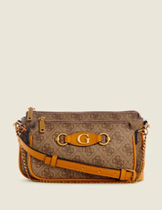 Picture of GUESS Izzy Logo Double-Pouch Crossbody