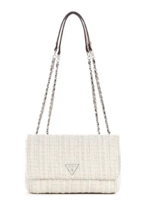 Picture of GUESS Cessily Convertible Tweed Crossbody