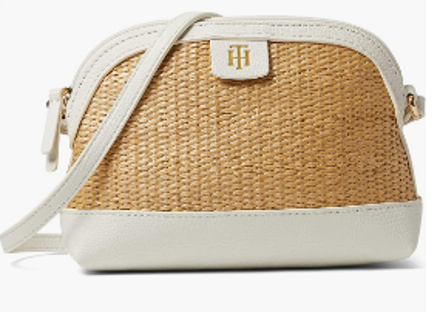 Picture of TOMMY HILFIGER Ashley II Dome Crossbody Straw Ivory/Straw