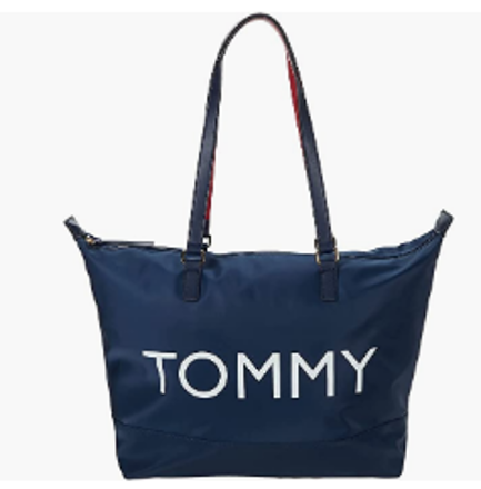 Picture of TOMMY HILFIGER Cora II - Zip Tote - Solid Nylon Tommy Navy