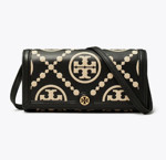 Picture of TORY BURCH T MONOGRAM CONTRAST EMBOSSED WALLET CROSSBODY