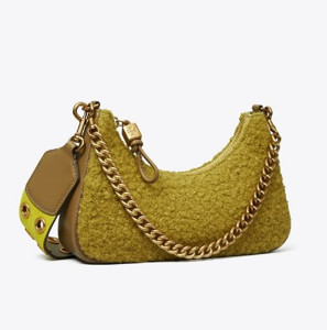 Picture of TORY BURCH 151 MERCER BOUCLE SMALL CRESCENT BAG