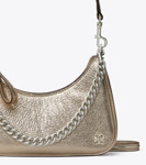 Picture of TORY BURCH 151 MERCER METALLIC SMALL CRESCENT BAG