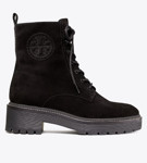 Picture of TORY BURCH MILLER SUEDE LUG-SOLE BOOT