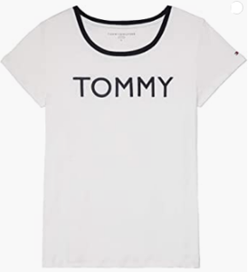 Picture of TOMMY HILFIGER - Womens Women's Adaptive T Shirt with Wide Neck Opening