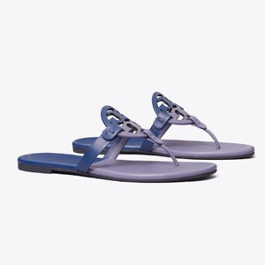 Picture of TORY BURCH MILLER SOFT SANDAL, BICOLOR LEATHER