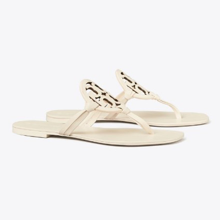 Picture of TORY BURCH MILLER SQUARE-TOE SANDAL, LEATHER