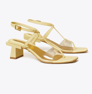 Picture of TORY BURCH BLOCK T HEEL STRAPPY SANDAL