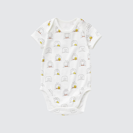 Picture of Uniqlo Picture Book Short Sleeve Bodysuit 00 White