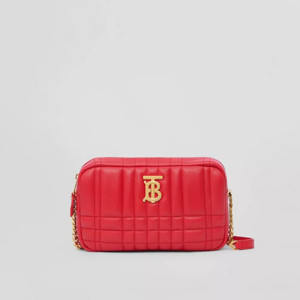 Picture of BURBERRY Quilted Leather Small Lola Camera Bag