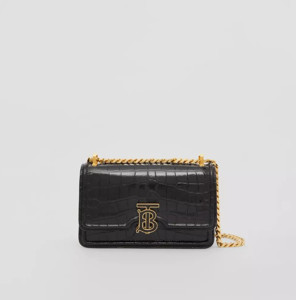 Picture of BURBERRY Embossed Leather Mini Chain TB Bag