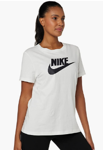 Picture of Nike Womens Essential Icon Futura T-Shirt Bv6169-100