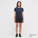 Picture of Uniqlo AIRism Mapping Crew Neck Short Sleeve T-Shirt