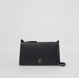 Picture of BURBERRY Grainy Leather Mini TB Shoulder Pouch