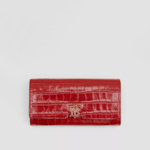 Picture of BURBERRY Embossed Leather TB Continental Wallet