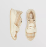 Picture of BURBERRY Check Cotton Sneakers