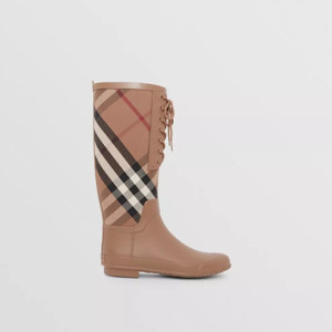 Picture of BURBERRY Vintage Check and Rubber Rain Boots