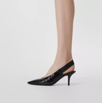 Picture of BURBERRY Embossed Leather Slingback Pumps