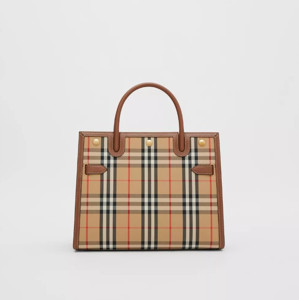 Picture of BURBERRY Vintage Check Small Two-handle Title Bag