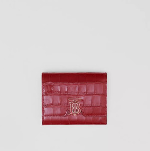 Picture of BURBERRY Embossed Leather TB Folding Wallet