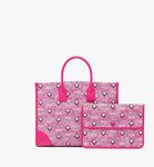 Picture of MCM Large München Tote in Vintage Monogram Jacquard