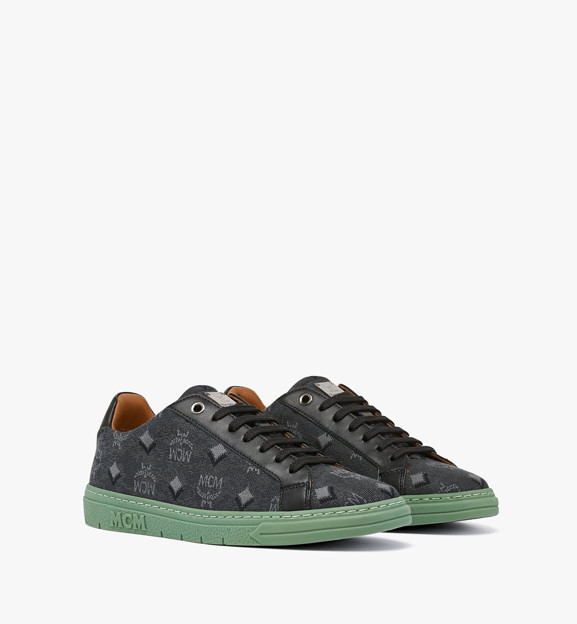 Picture of MCM Women’s Terrain Lo Sneakers in Vintage Monogram Jacquard