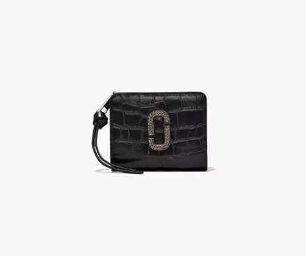 Picture of MARC JACOBS THE CROC-EMBOSSED MINI COMPACT WALLET