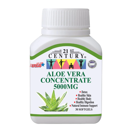 Picture of 21st Century Aloe Vera Concentrate 5000mg 30's