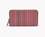 Picture of MARC JACOBS THE MONOGRAM LEATHER CONTINENTAL WRISTLET WALLET