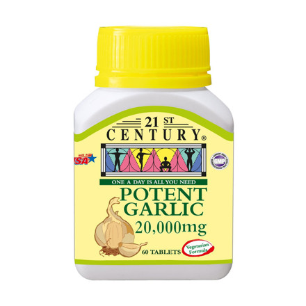 Picture of 21st Century Potent Garlic 20,000mg 60's