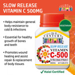 Picture of 21st Century Vitamin C 500mg Slow Release 60's