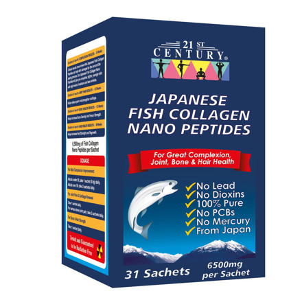 Picture of 21st Century Japanese Fish Collagen Nano Peptides 6500mg
