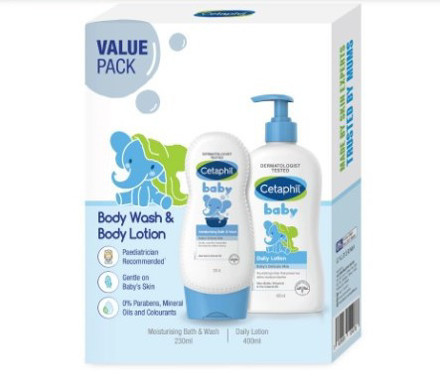 Picture of Cetaphil Baby Moisturising Bath & Wash & Daily Lotion Value Pack