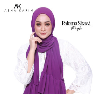 Picture of Asha Karim Paloma Shawl Purple