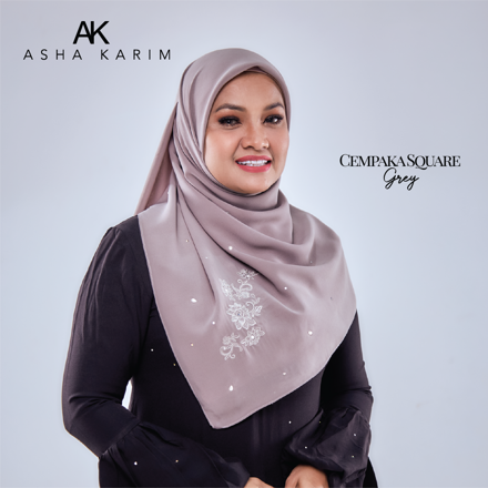 Picture of Asha Karim Cempaka Square Grey