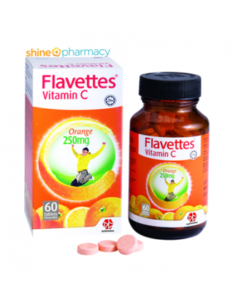 Picture of Flavettes Vitamin C Orange 250mg 60'S