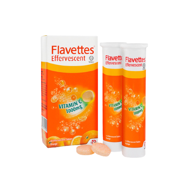 Picture of Flavettes Efferverscent Vitamin C 1000mg 30'S