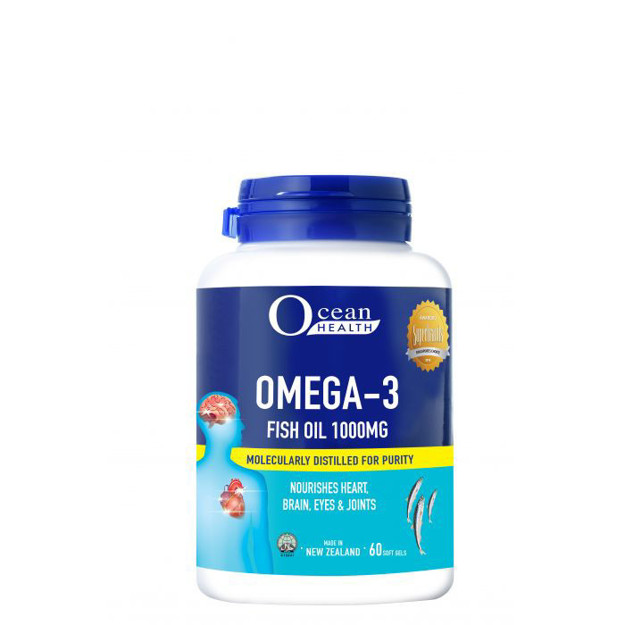 Picture of Ocean Health Omega 3 1000mg 60's