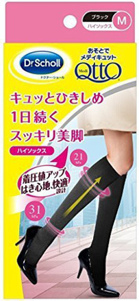 Picture of Dr Scholl Medi Qtto High Socks At Outside - M